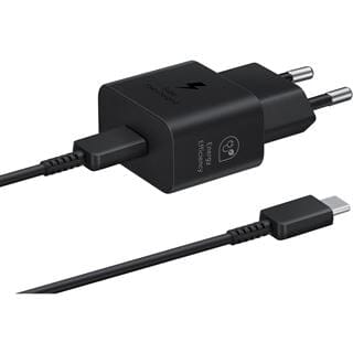 25 Watt Samsung Schnellladegerät EP-T2510 USB Type-C black Handylade gerät Samsung 