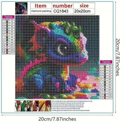 5D Diamond Painting Baby Drache diamond-painting Retouren-Rebell 