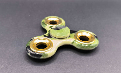 Fidget Sinner mit Kugellager  Camoutflage Grün