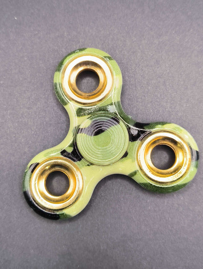 Fidget Sinner mit Kugellager  camoutflage Grün