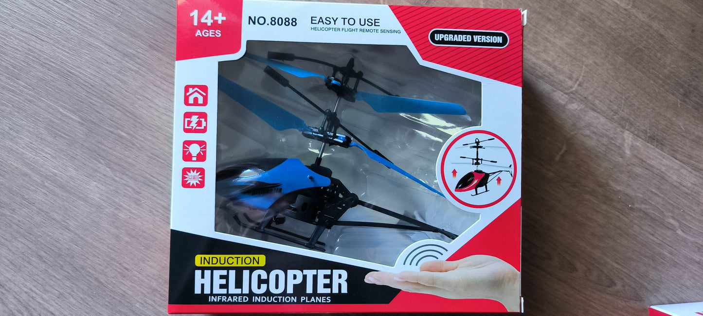 Induction Helicopter Handbewegung  Blau