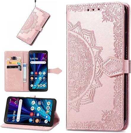 Mandala Klapphülle für das Realme 9 Pro Plus - Rosa Handy case Retouren-Rebell 